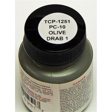 Tru-Color Paint 1 oz No.1 Paint, Pc-10 Olive Drab TCP1251